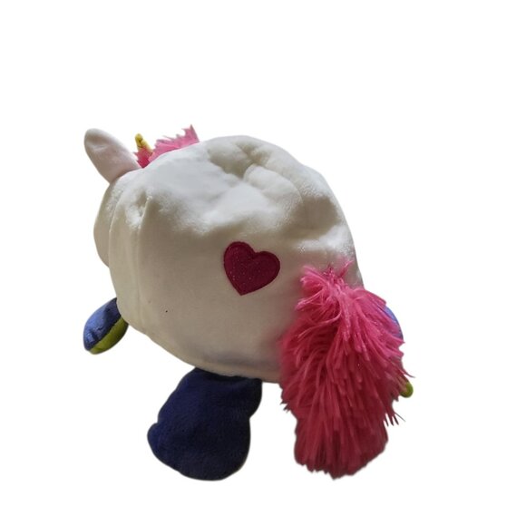 Flip A Zoo Unicorn Dragon Two In One Plush Animal 19" Stuffed Toy Reversible - Picture 6 of 16